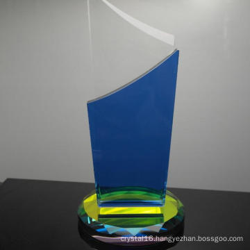 China Supplier Crystal Award Glass Trophy (KS04146)